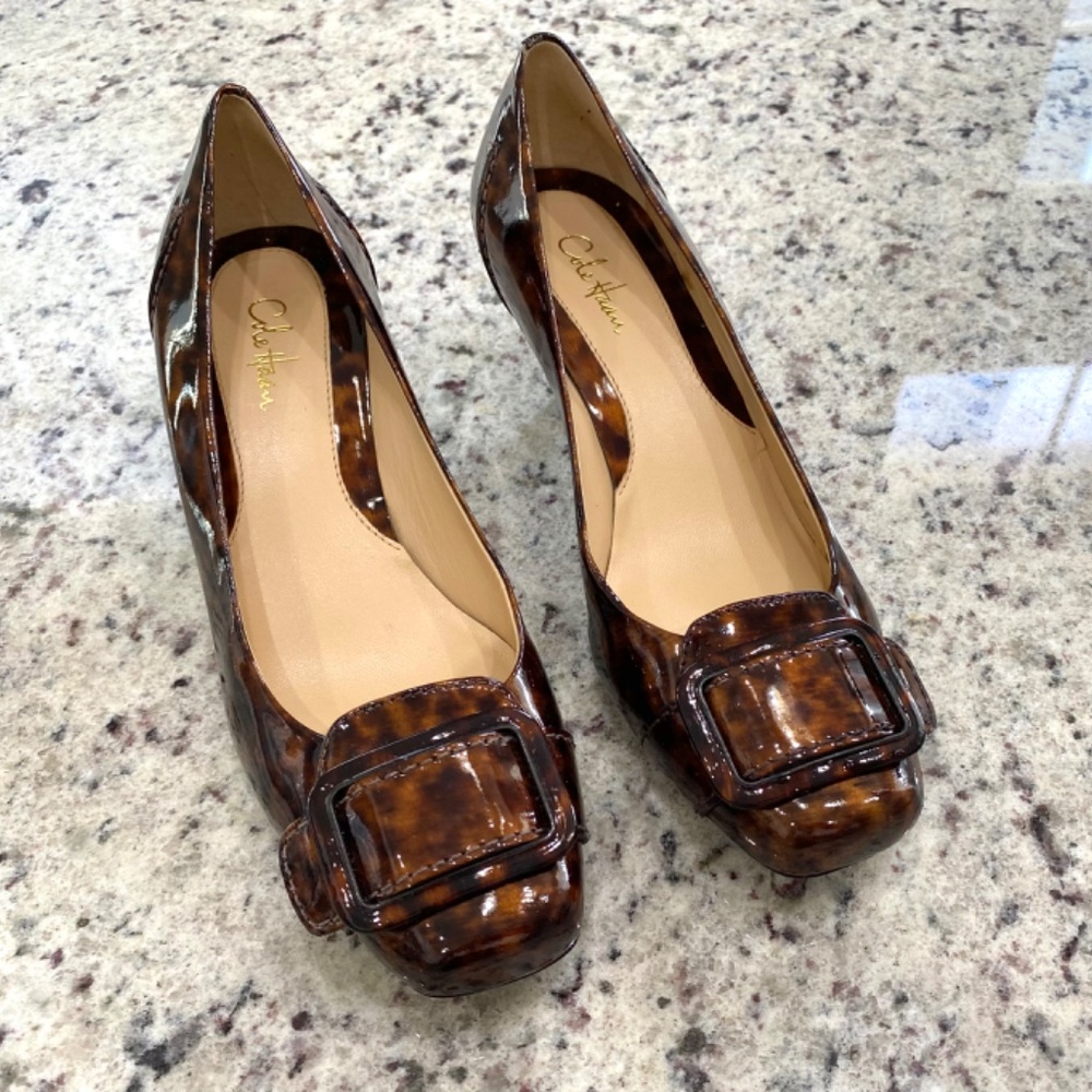 Cole Haan Sydney Pump Tortoise Patent - Picture 2 of 7